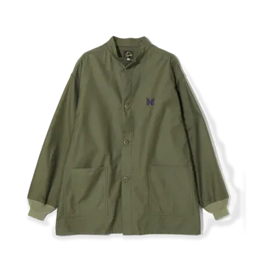 NEEDLES Army Shirt Reversed Sateen "Olive"