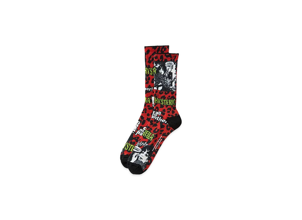 HYSTERIC GLAMOUR x Vampirella Sports Socks "Red"