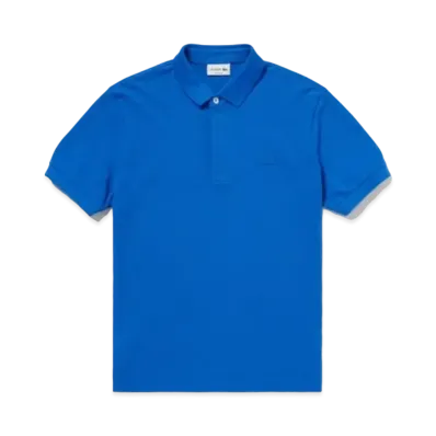 LACOSTE Regular Fit Stretch Paris Polo Shirt "Blue"