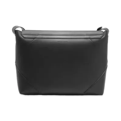 Bottega Veneta Maxi Intrecciato Messenger Bag Backpack "Black"
