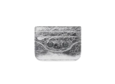BALENCIAGA Le Cagole Card Holder Metallic "Silver"