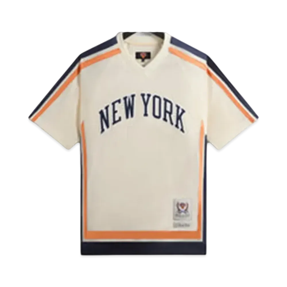 Kith x New York Knicks Mesh Leon Top "Sandrift"
