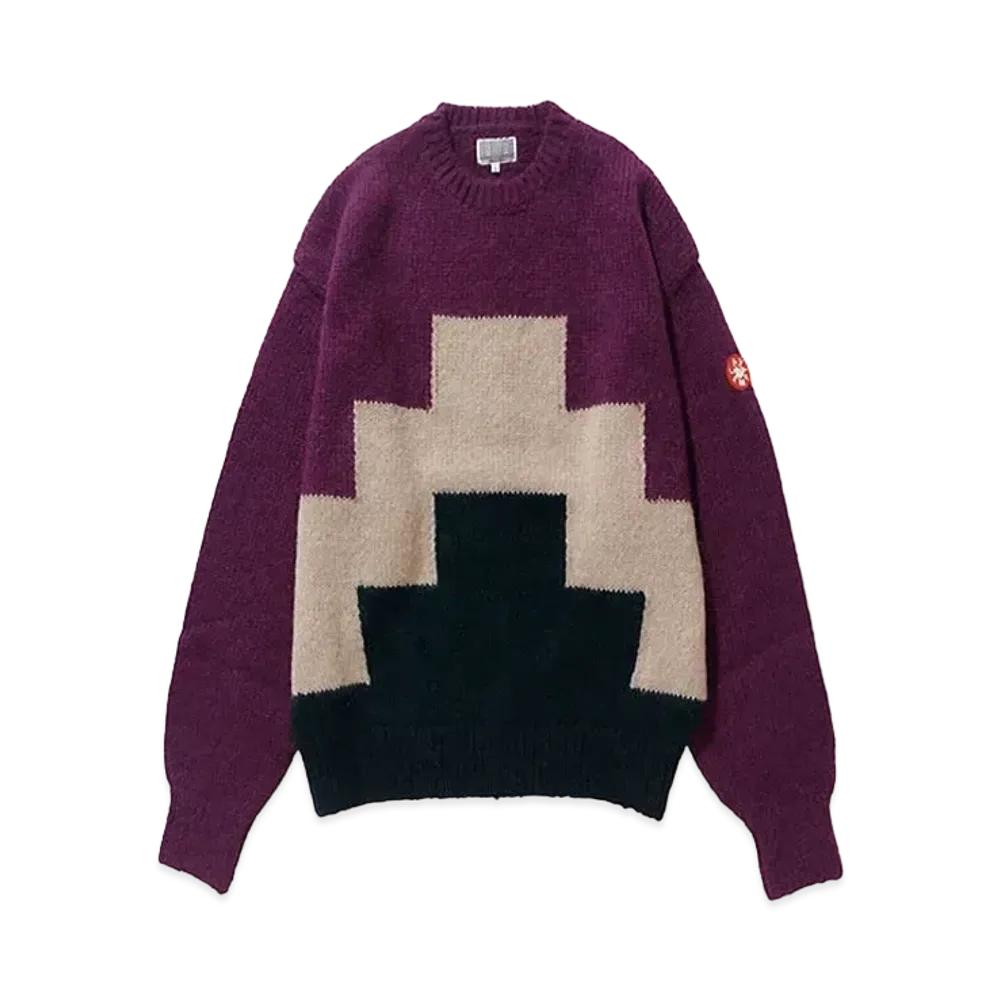 Cav Empt (C.E) ZIGGURAT KNIT "Purple"