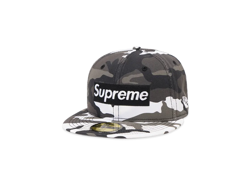 Supreme Shop Box Logo New Era (Paris) "Snow Camo"