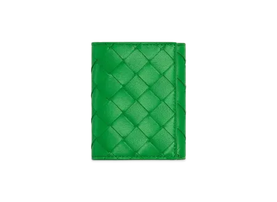 Bottega Veneta Compact Zip Around Wallet "Parakeet"