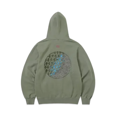 thisisneverthat GD Heart Skeleton Hands Hoodie "Mud"