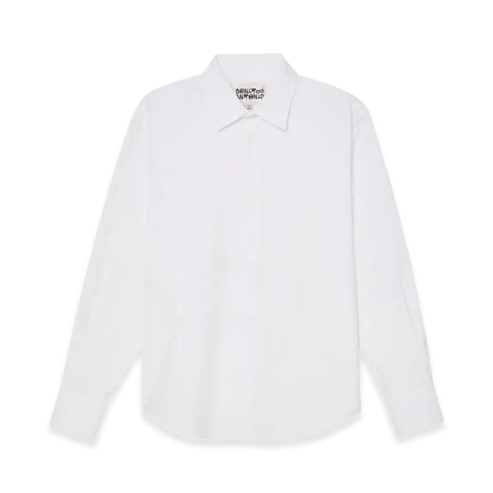 ZARA x Bad Bunny Benito Antonio Regular Fit Cotton Poplin Shirt "White"