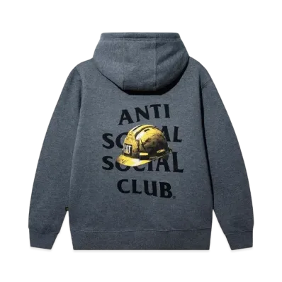 ANTI SOCIAL SOCIAL CLUB x Caterpillar Hard Hat Hoodie "Heather Grey"