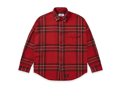 PALACE Surplus Flannel Shirt "Red"