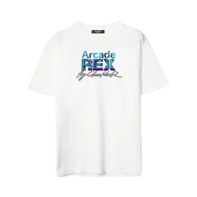 Arcade REX by ChroNoiR \ Arcade REX Key Visual S/S T-SHIRT "WHITE"