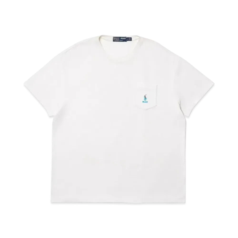 PALACE / Ralph Lauren Waffle Pocket Tee "White"