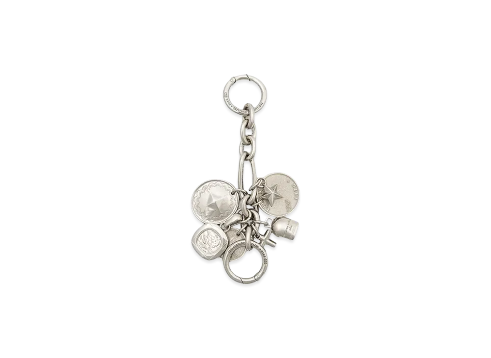 HYKE x END CUSTOM JEWELLERS Women's Multi Charm Key Chain "Silver"