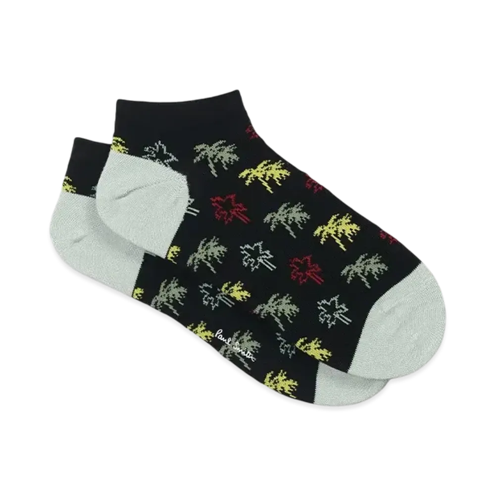 Paul Smith Palm Short Socks "Black"