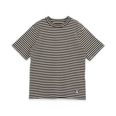 sacai Stripe Cotton Rib T-Shirt "Yellow"