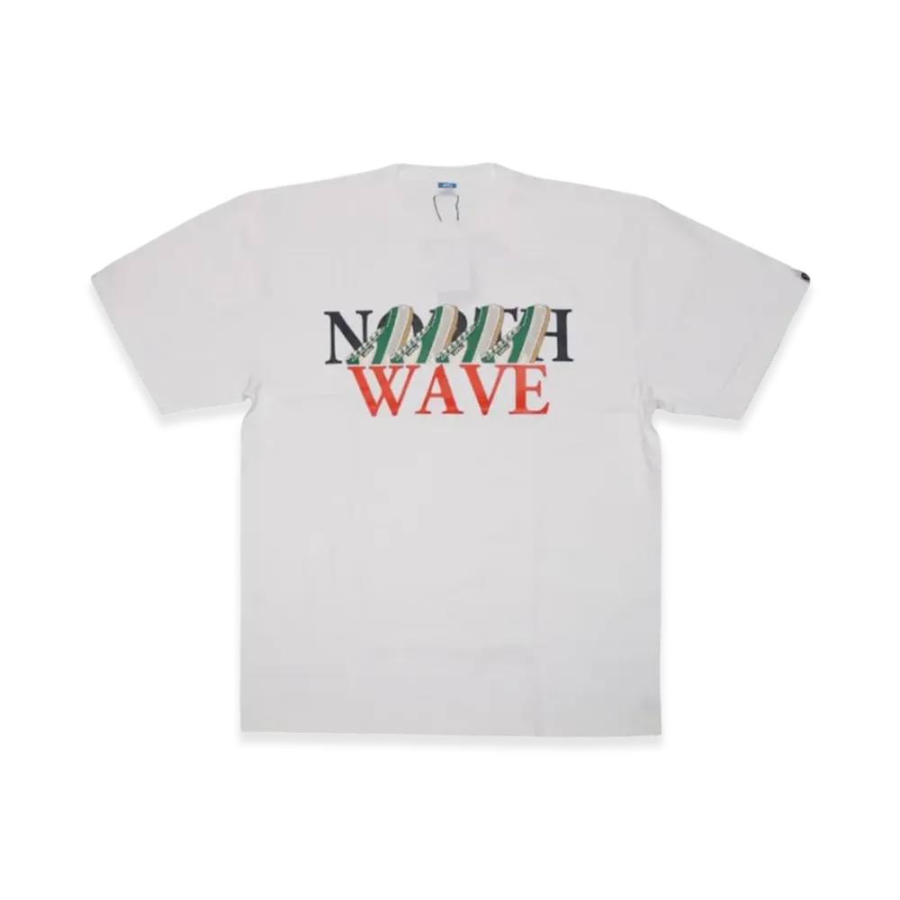 SAPEur x northwave Wave S/S Tee "Green/White"