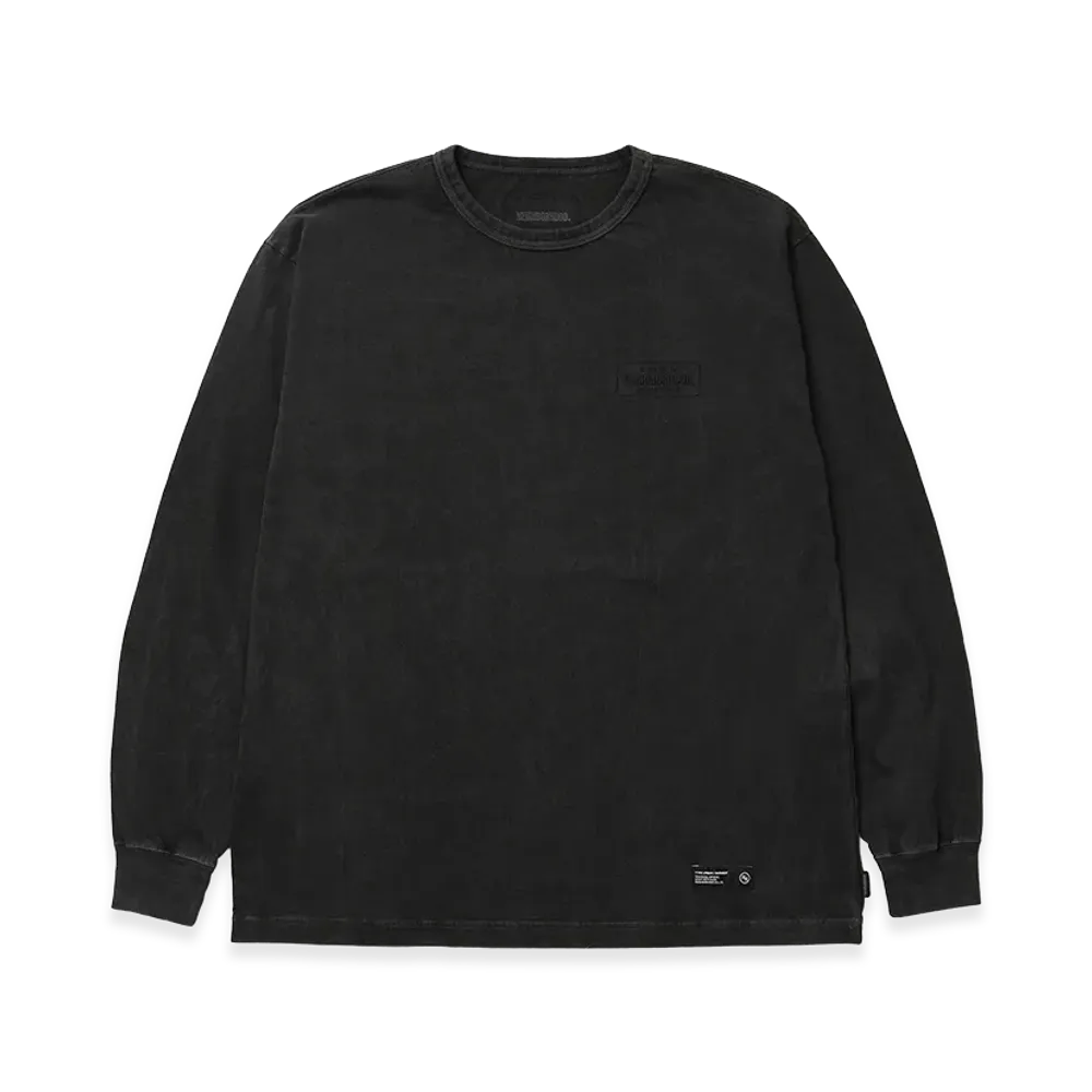 NEIGHBORHOOD Pigment Crewneck LS "Black"