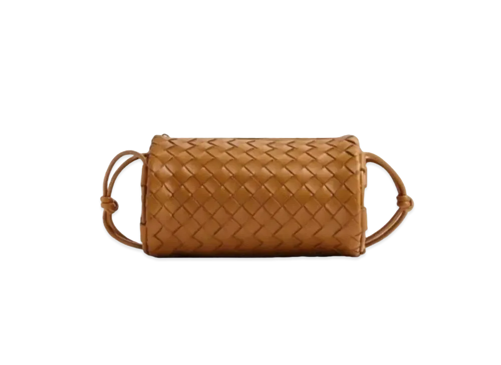 Bottega Veneta Rope Clutch Bag "Camel"
