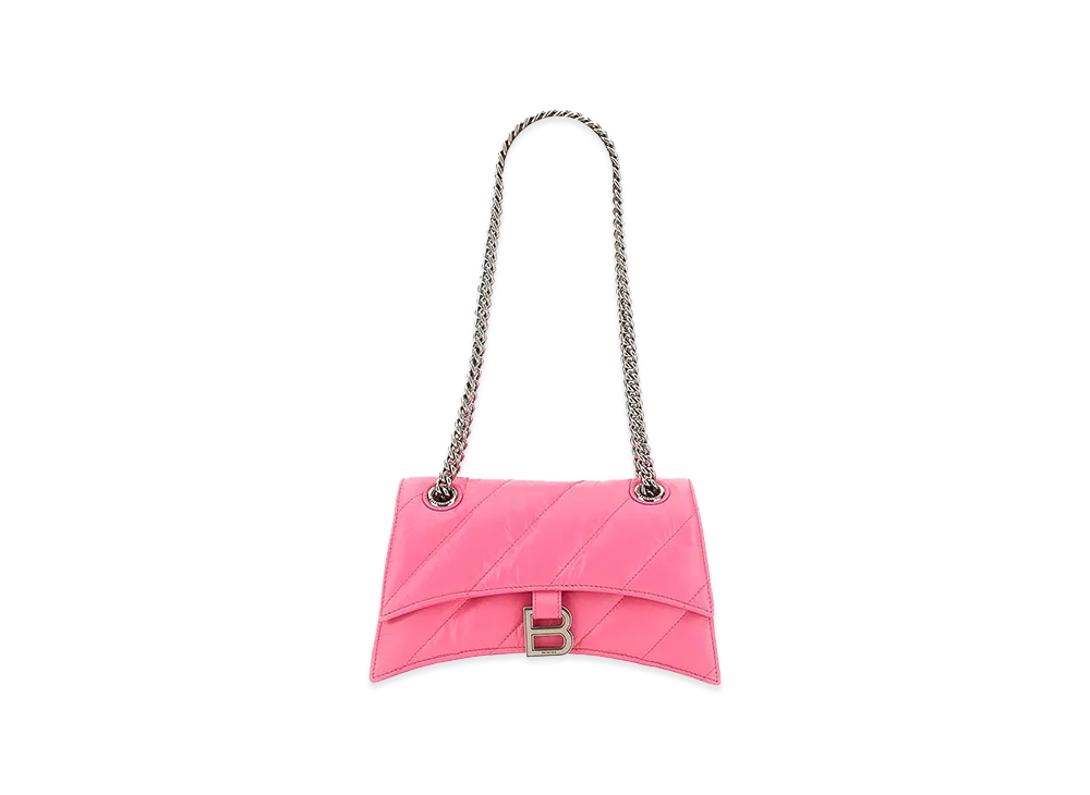 BALENCIAGA Women's Crush Small Bag "Pink"