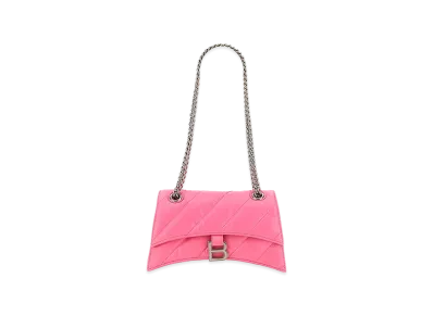 BALENCIAGA Women's Crush Small Bag "Pink"