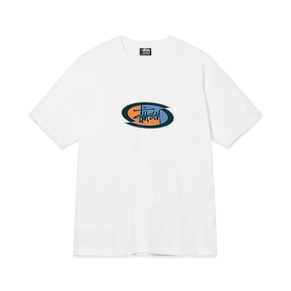 Stussy SPLIT OVAL TEE "White"