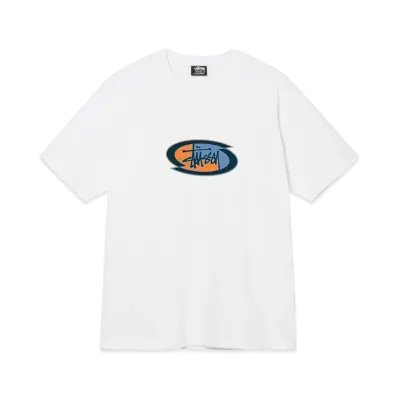 Stussy SPLIT OVAL TEE "White"