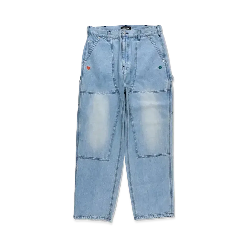 WIND AND SEA SDCL (HS) Double Knee Denim Pt "Light Indigo"