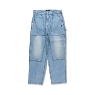 WIND AND SEA SDCL (HS) Double Knee Denim Pt "Light Indigo"