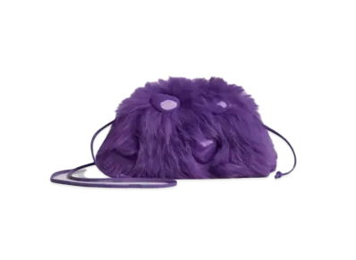 Bottega Veneta Mouton Mini Pouch Mini Clutch "Purple"