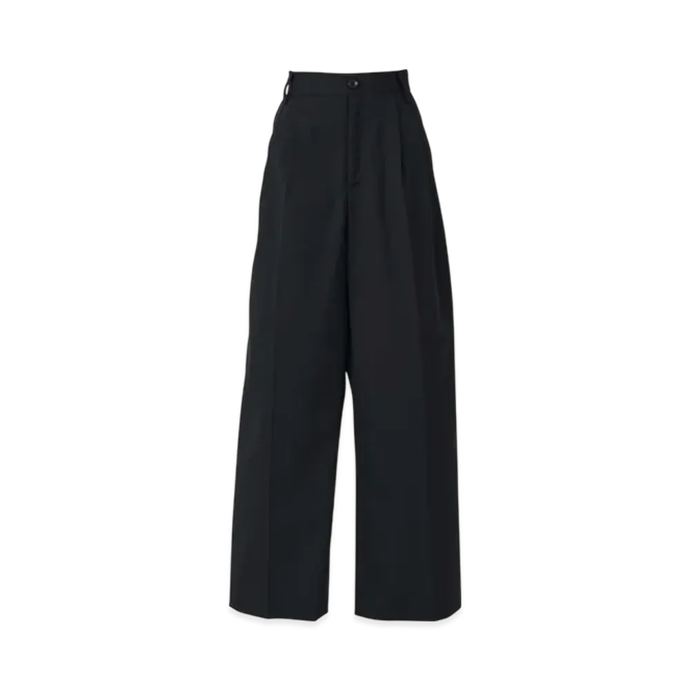 HYSTERIC GLAMOUR 2 Tuck Wide Pants "Black"