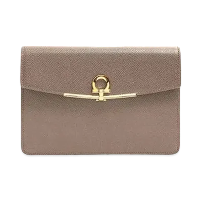 Salvatore Ferragamo Gancini Minibag "Caraway Seed"