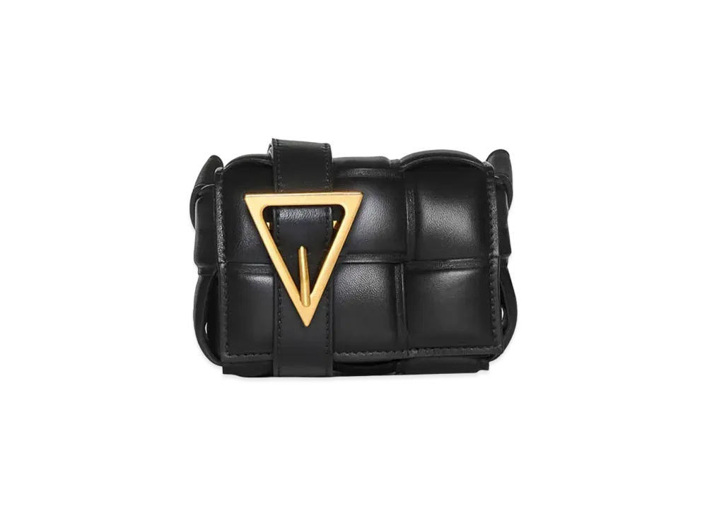 Bottega Veneta Candy Cassette Padded Leather Shoulder Bag "Black"