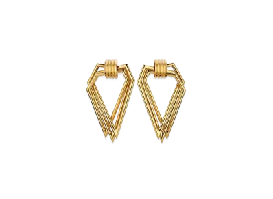 GUCCI Multi Triangle Earrings