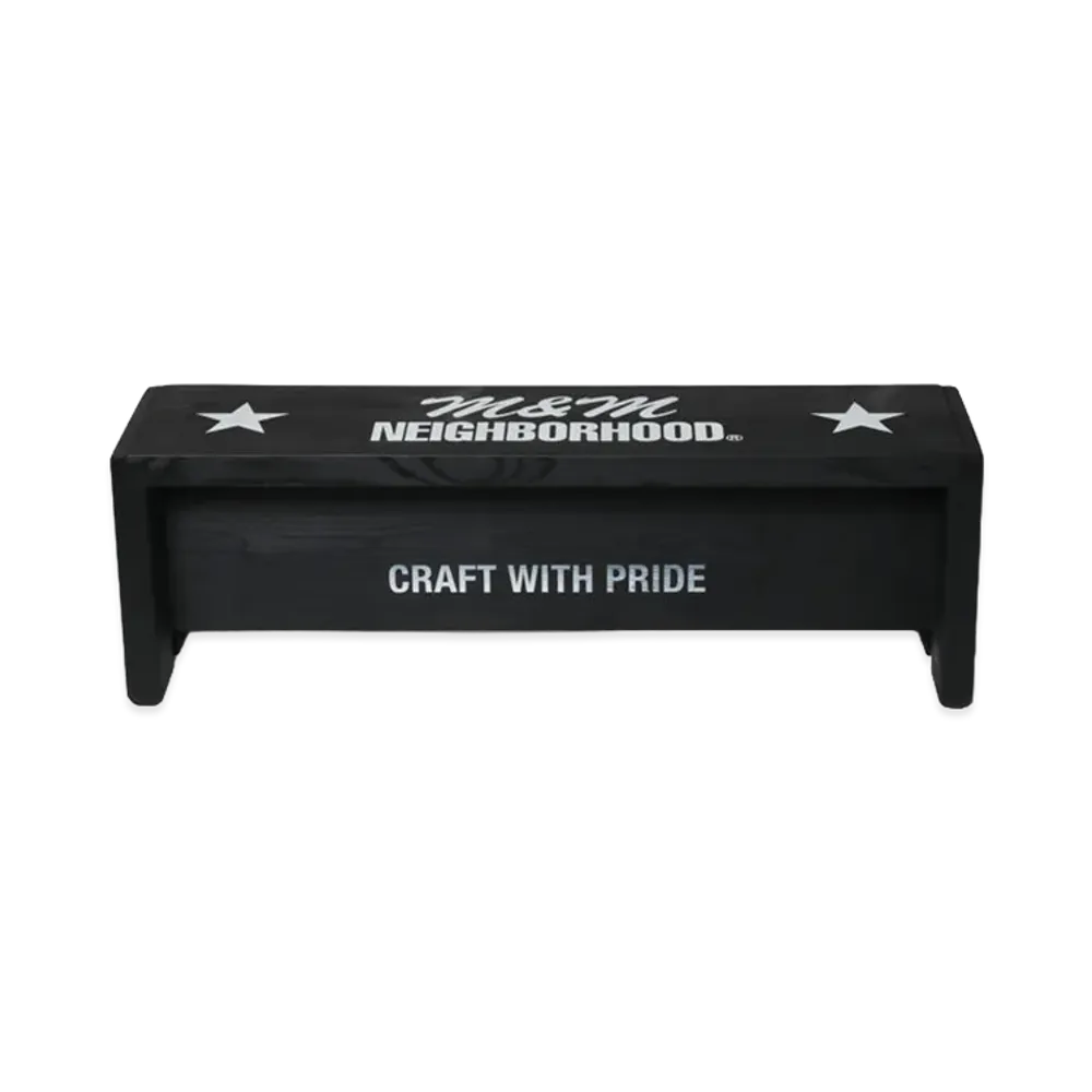NEIGHBORHOOD x M&M . Bench "Black"