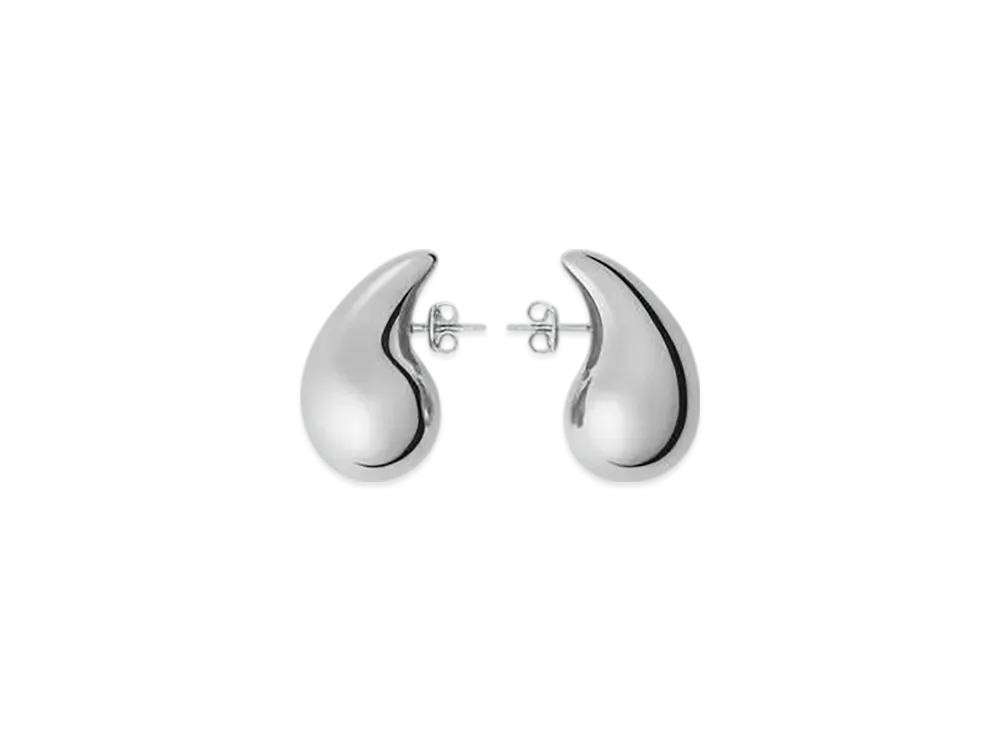 Bottega Veneta Small Drop Earrings "Silver"