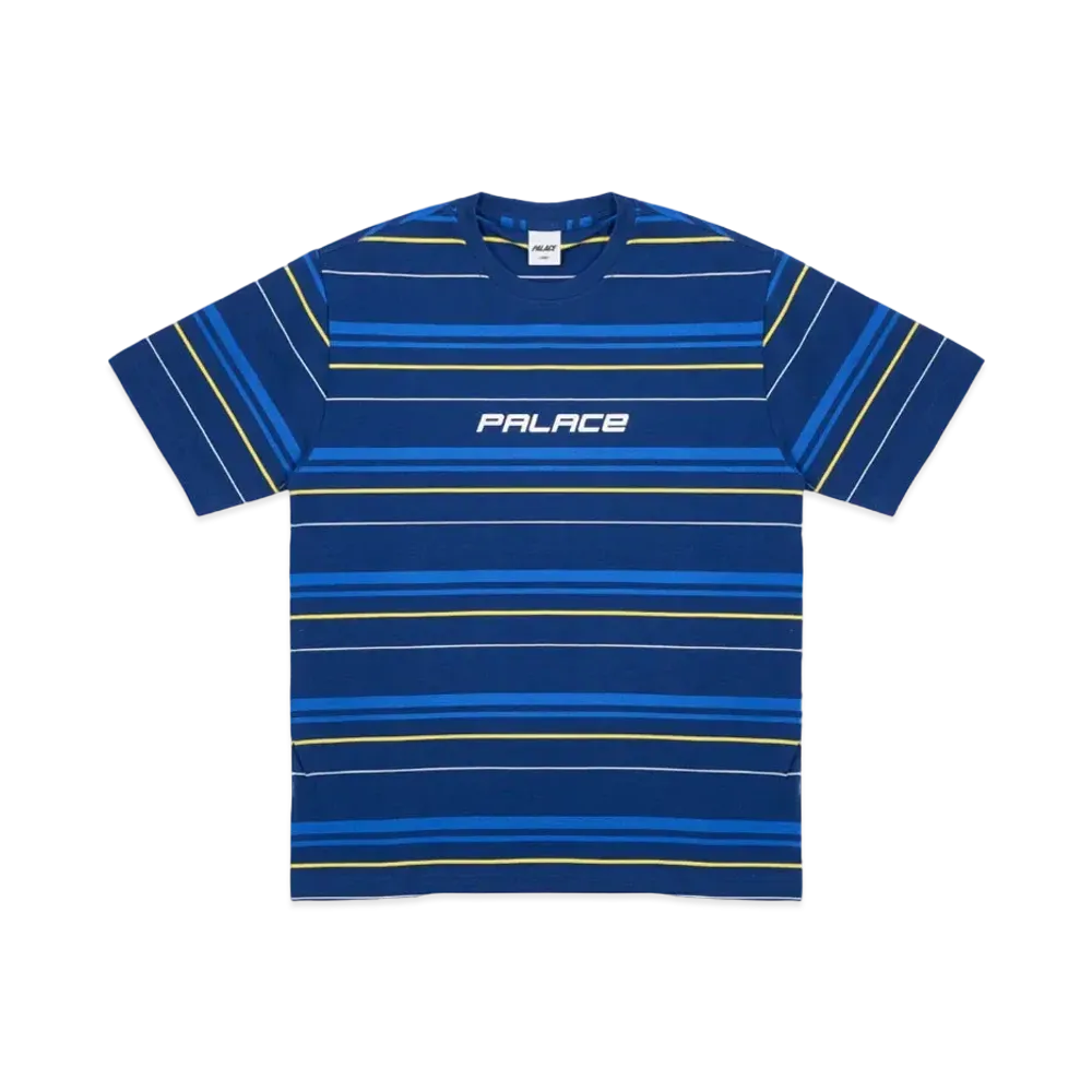 PALACE Multi Striper T-Shirt "Navy"