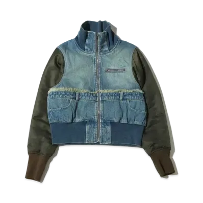 atmos pink Different Material Docking Blouson "Indigo"