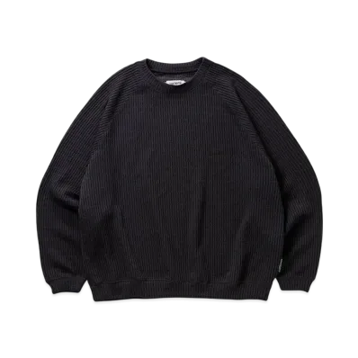TIGHTBOOTH Mystery Gauge Crew Knit "Charcoar"
