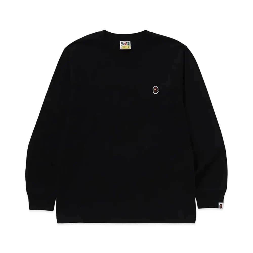 A BATHING APE One Point LS Tee "Black"