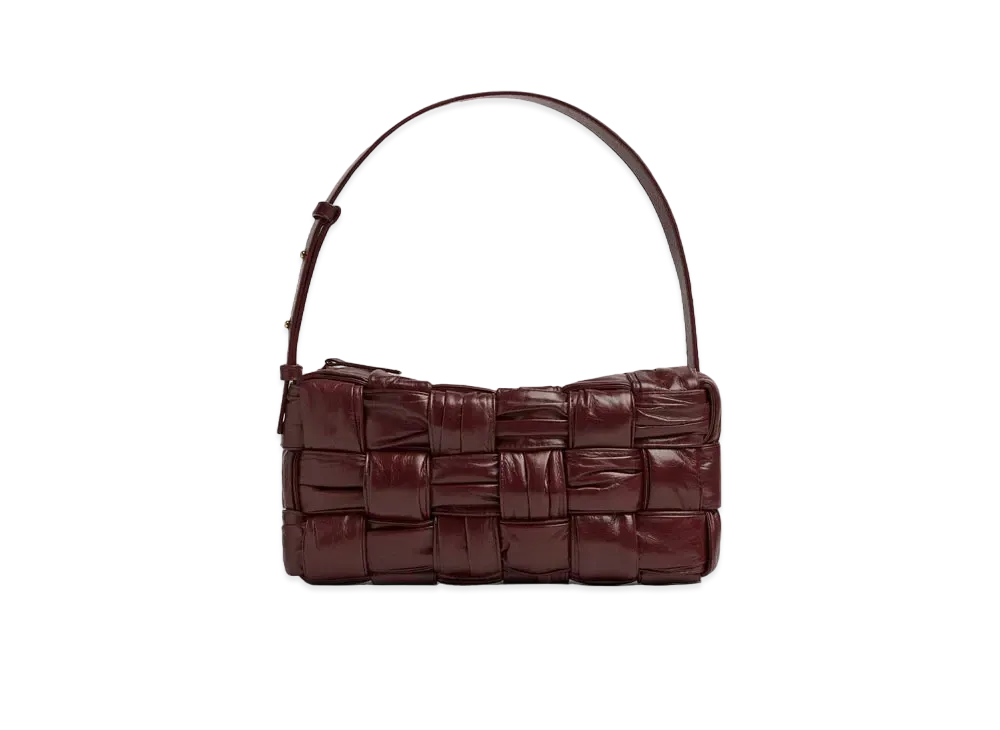 Bottega Veneta Cassette Intrecciato Hand Bag "Barolo"