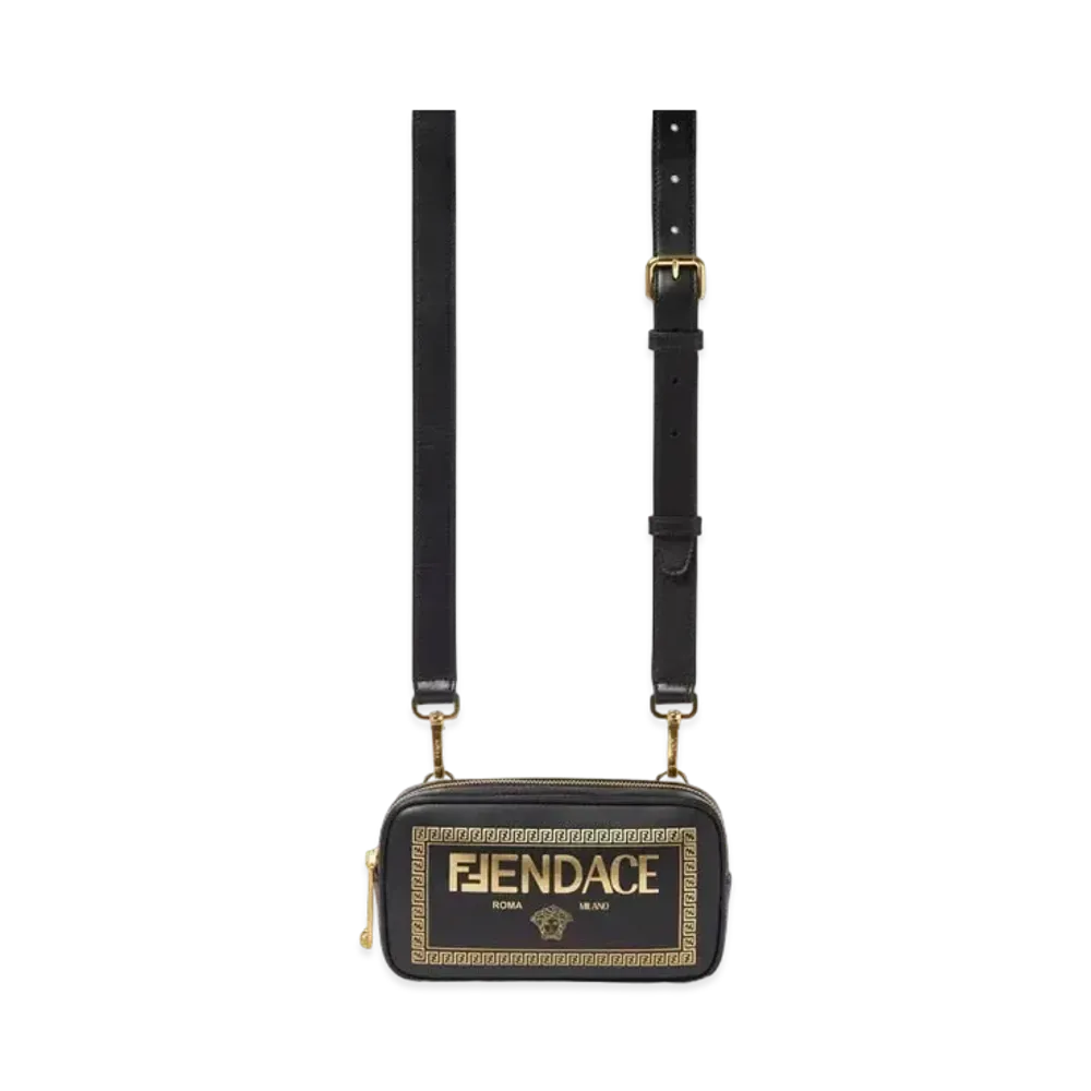 FENDI x Versace Fendace Logo Camera Bag "Black"