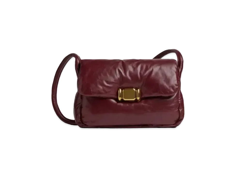 Bottega Veneta Barolo Padded Crossbody Bag "Burgundy"