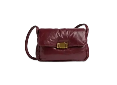 Bottega Veneta Barolo Padded Crossbody Bag "Burgundy"