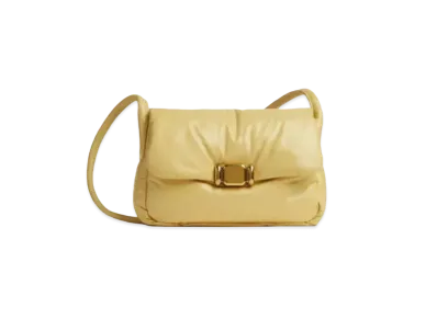 Bottega Veneta Pad Crossbody Bag "Butter"