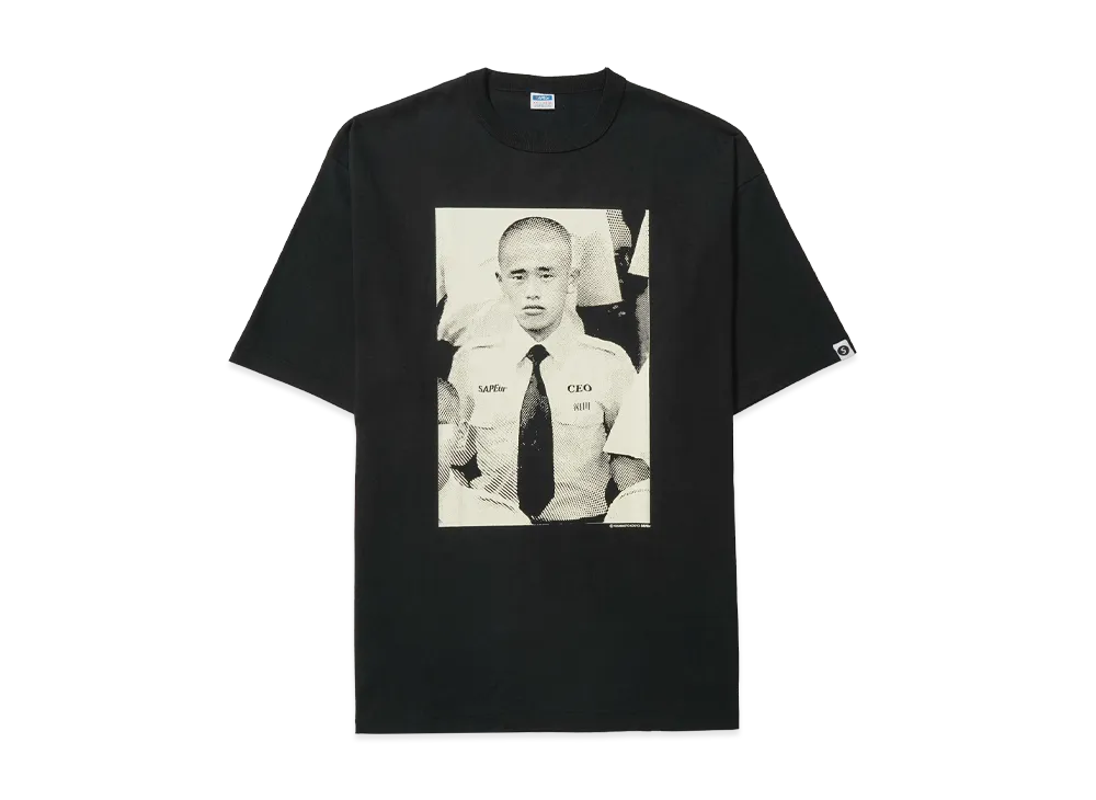 SAPEur x MASATOSHI HAMADA Young CEO S/S T-Shirt "Black"