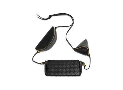 Bottega Veneta Rope Clutch Bag "Black"