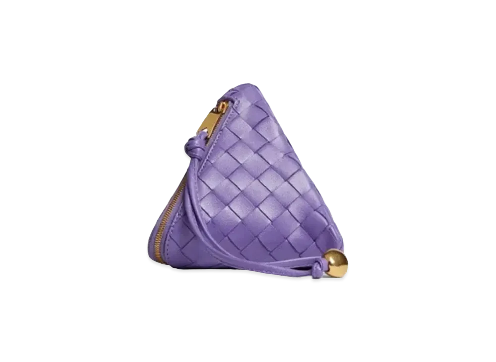 Bottega Veneta Pyramid Clutch "Purple"