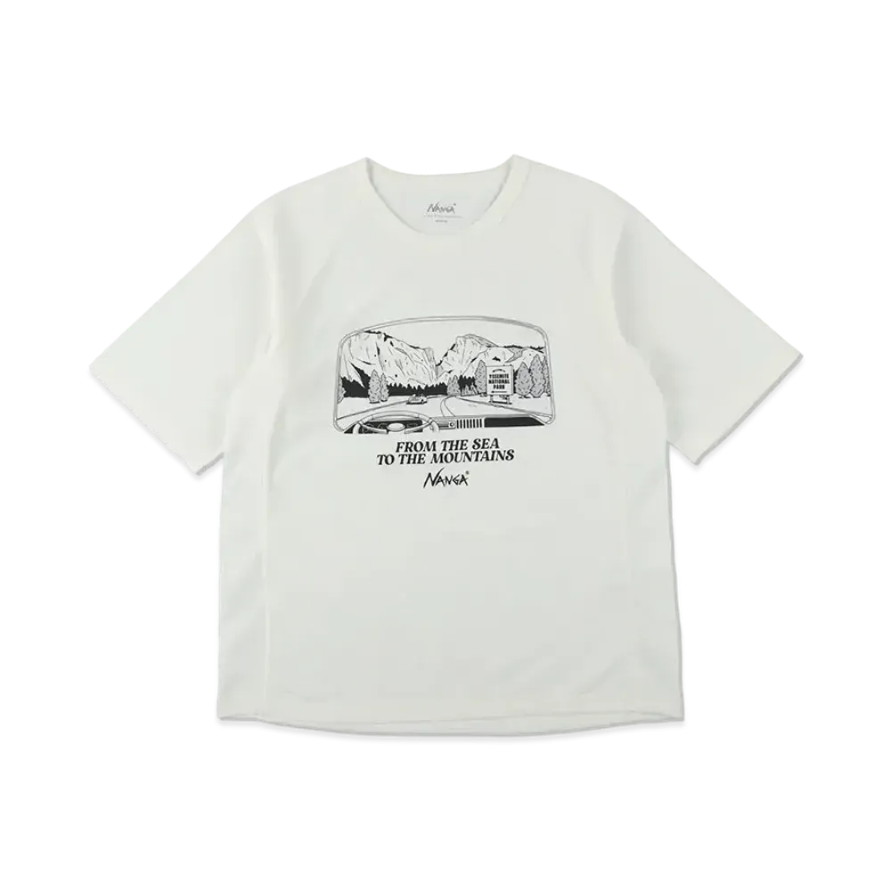 WIND AND SEA x NANGA Dry Mix(R) (Yosemite_SF) S/S Tee "White"