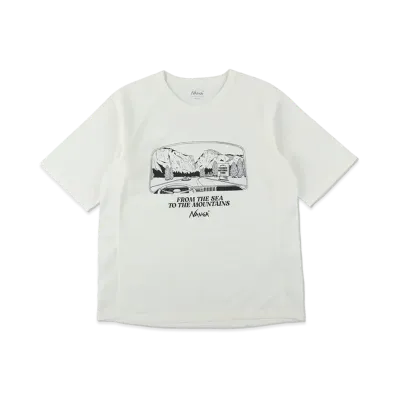 WIND AND SEA x NANGA Dry Mix(R) (Yosemite_SF) S/S Tee "White"