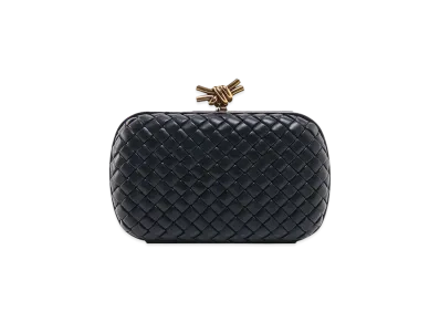 Bottega Veneta Knot Evening Bag "Black"