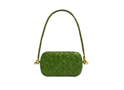 Bottega Veneta Knot Shoulder Strap Evening Bag "Avocado"
